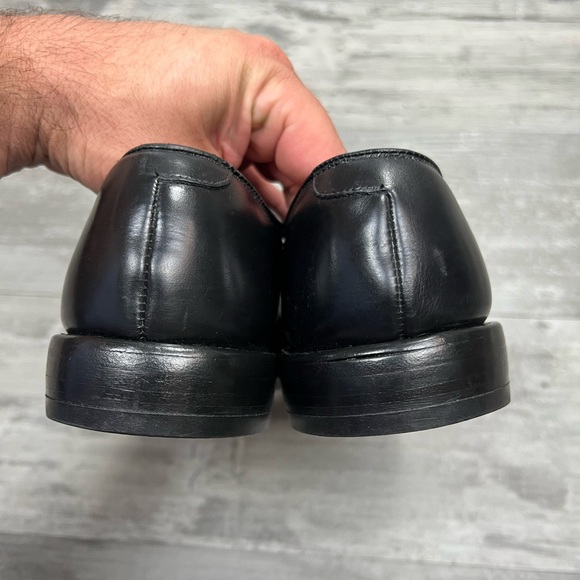 Allen Edmonds Byron Black Cap-Toe Oxfords Dress Shoes 9 D - Picture 10 of 15